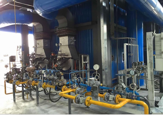 山東某化工廠高效工業(yè)煤粉爐燃燒器系統(tǒng)